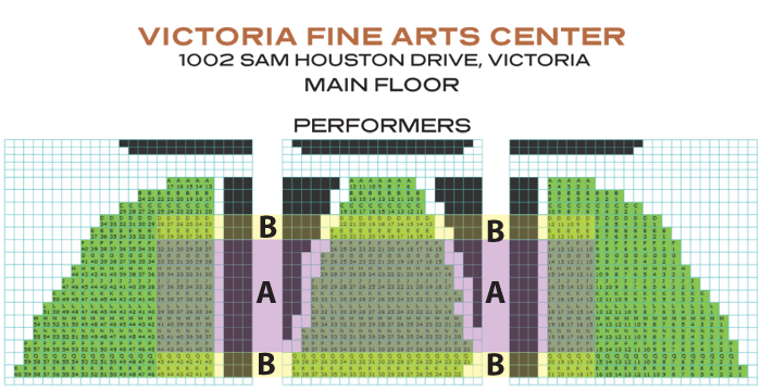 Victoria Fine Arts Center Seating Chart